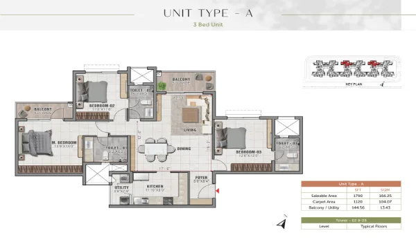 Featured Image of Prestige Elm Park Floor Plan 2