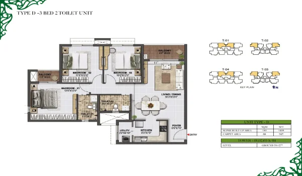 Featured Image of Prestige Green Gables Floor Plan 1