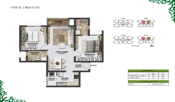 Featured Image of Prestige Green Gables Floor Plan 2