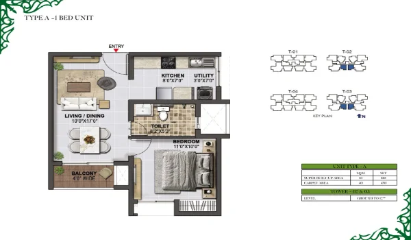 Featured Image of Prestige Green Gables Floor Plan 3
