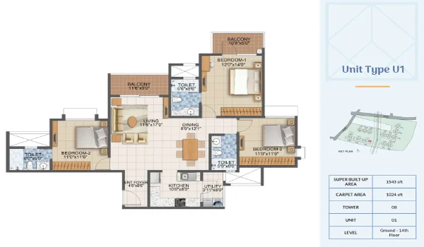 Featured Image of Prestige Primrose Hills Floor Plan 1