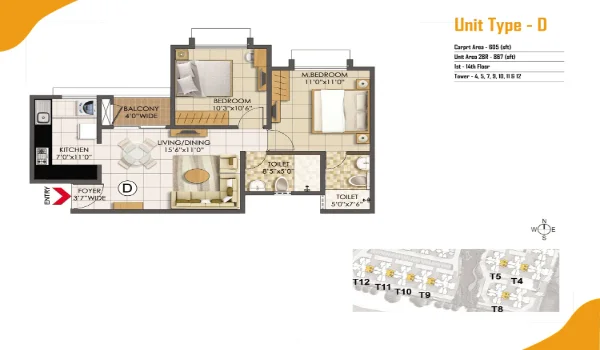 Featured Image of Prestige Primrose Hills Floor Plan 3